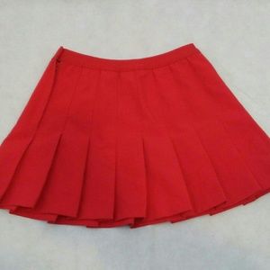 FILA red mini tennis skirt